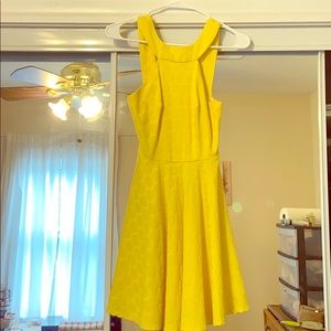 B Darlin Yellow Polka Summer Dress